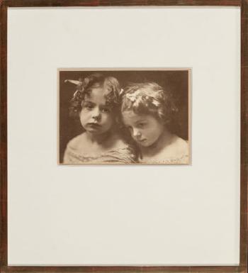 Untitled (Portrait of Two Girls) by 
																			Rudolph Duhrkoop