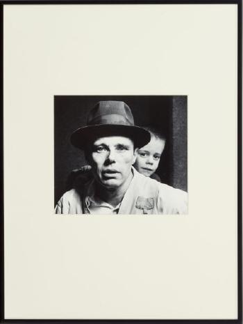 Joseph Beuys and child by 
																			Liselotte Strelow