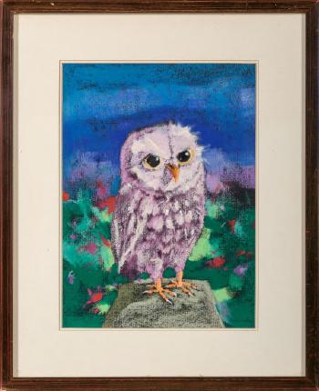 Owl on a Rock by 
																			Kelly Fearing