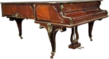 A Grand Piano and Bench by 
																			 C Bechstein