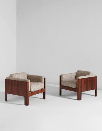Pair of armchairs by 
																	 Isamu Kenmochi
