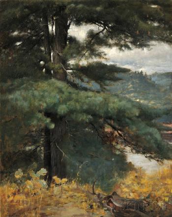 Hillside Pine by 
																			Douglas Volk