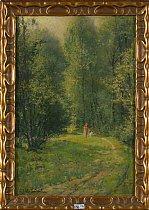 Promenade en forêt by 
																	Charles Joseph van Landuyt