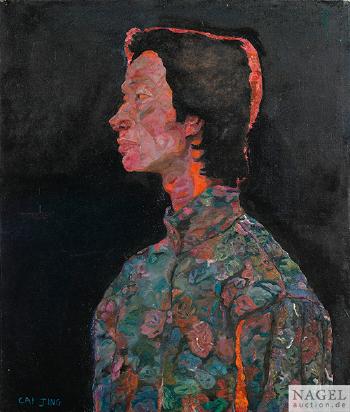 Portrait by 
																	 Cai Jin
