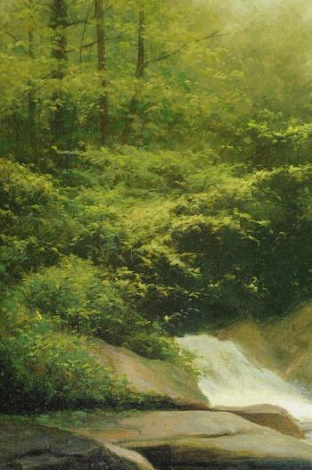 Mountainous stream by 
																			Edward Szmyd