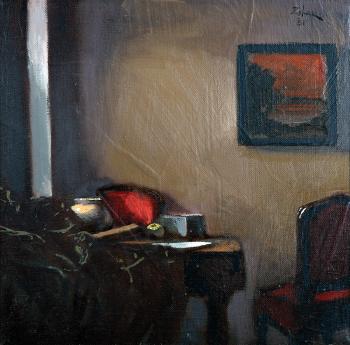 Interior of a room by 
																	Israel Zohar