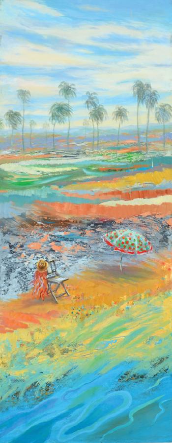 Chair in a field by 
																	Dina Enoch