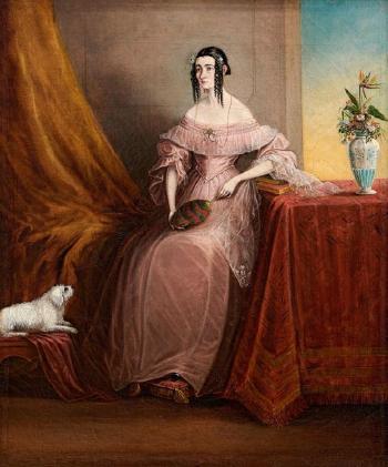An English lady in Grahamstown by 
																	Frederick Timpson l'Ons