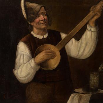 The Lute Player by 
																			Frederick Lenditz