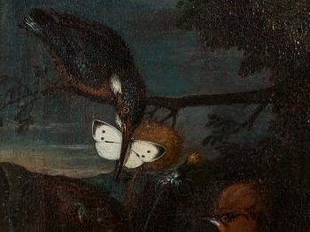 Bird in Forest by 
																			Johann Adalbert Angermayer