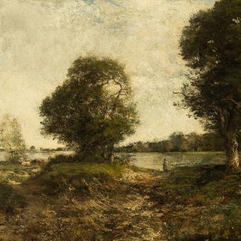 Swedish Landscape by 
																			Alfred Wahlberg