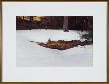 Winter scene by 
																			Thomas Crotty