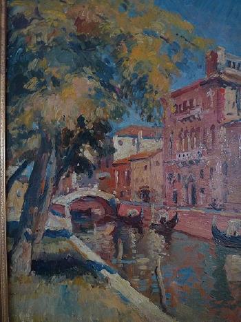 Canal à Venise by 
																	Henri Paillard
