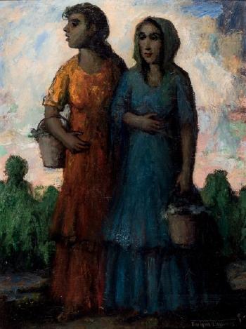 Mujeres by 
																	Enrique Lagares