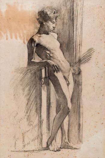 Joven desnudo by 
																			Jose Denis Belgrano