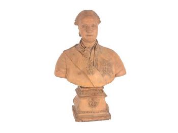 Buste du Duc de Penthièvre portant la plaque de l’ordre du Saint Esprit et le collier de l’ordre de la Toison d’Or by 
																	Jean-Charles Auboin