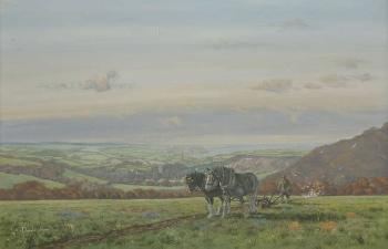 Ploughing by 
																			Donald Ayres