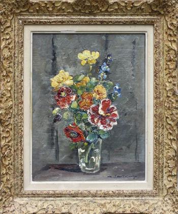 Bouquet de fleurs by 
																	Maurice Savreux