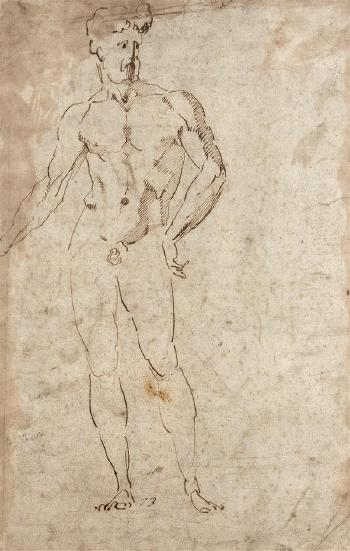 Étude d'homme en pied by 
																	Giovanni di Benedetto Bandini