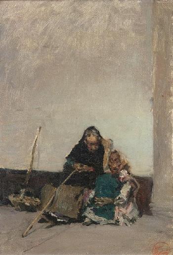 Vieilles mendiantes by 
																	Mariano Fortuny y Madrazo