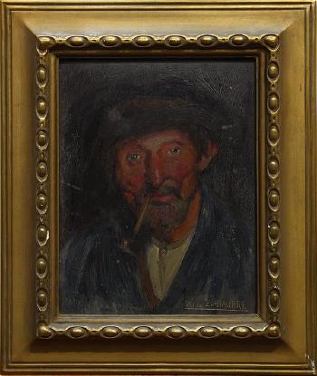 Portrait of a gentleman by 
																			Ramon de Zubiaurre