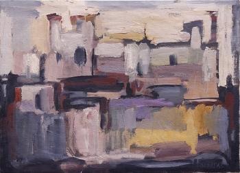 Untitled (Abstract cityscape) by 
																			Alexander Sachal