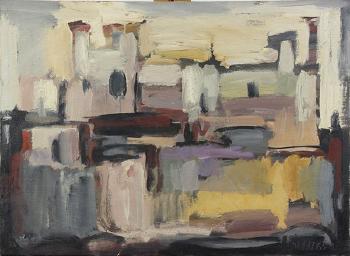 Untitled (Abstract Cityscape) by 
																			Alexander Sachal