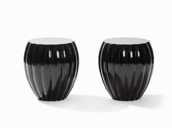 Pair of Design Stools by 
																			Anne Maria Jagdfeld