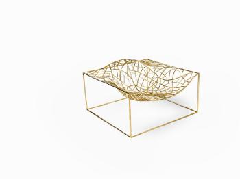 'Ad-hoc' Gold Chair by 
																			Jean-Marie Massaud