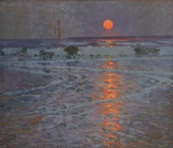 September Moonrise by 
																	James Edward Duggins