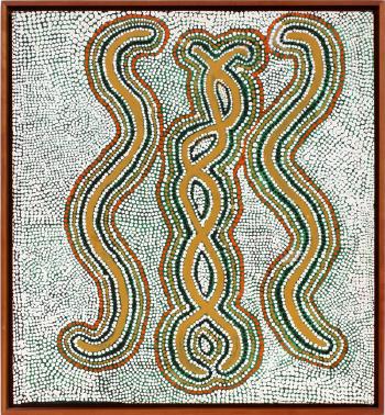 Snake - Bushvine dreaming by 
																			Sister Nakamarra Gibson