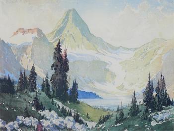 Mount Assiniboine by 
																			Barbara Harvey Leighton