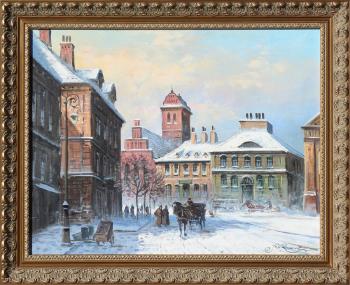 Winter scene, Warsaw by 
																			Jan Rawicz