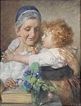 Mormor med lilla Emma by 
																			Emma Ekvall