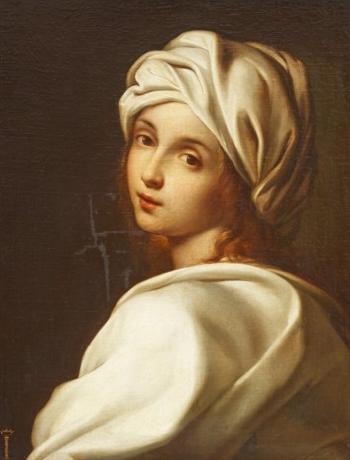 Portrait of a girl, said to be Beatrice Cenci by 
																			Ginevra Cantofoli