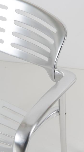 Six Toledo stackable chairs by 
																			Jorge Pensi