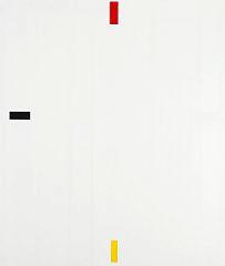 Untitled (White, Red, Yellow and Black) by 
																	Alan Uglow