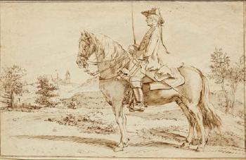 Reiter zu Pferd by 
																	Jacob Elias la Fargue