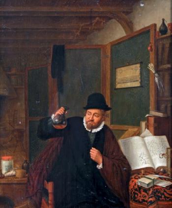 L'apothicaire by 
																			 Dutch School