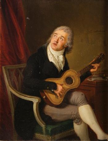 Portrait d’un musicien by 
																	Ludwig Guttenbrunn