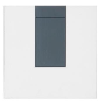 Composition géométrique abstraite blanche, grise, liseret noir by 
																	Hiroshi Yasukawa