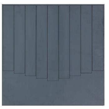 Composition géométrique abstraite grise, liseret noir by 
																	Hiroshi Yasukawa