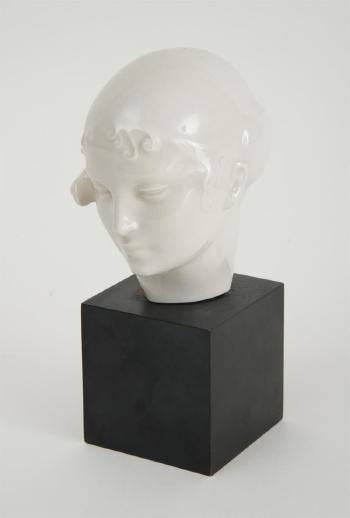 Head of a young woman by 
																	Carl Paul Jennewein