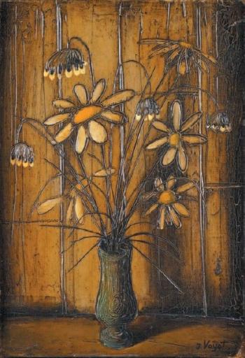 Vase de fleurs by 
																	Jacques Voyet