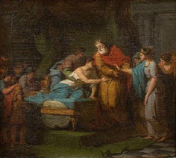 La maladie d'Antiochus by 
																	Jean Joseph Taillasson