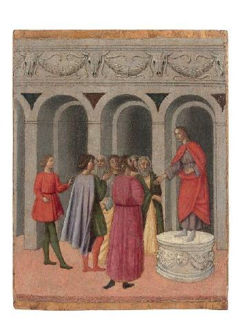 Le Christ parmi les docteurs by 
																	Giovanni d'Alemagna