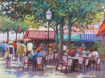 Main square in Lisieux, Normandy by 
																	Anthony Orme
