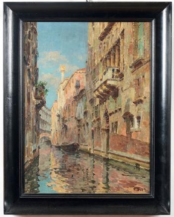 Canale veneziano by 
																	Zaccaria Dal Bo