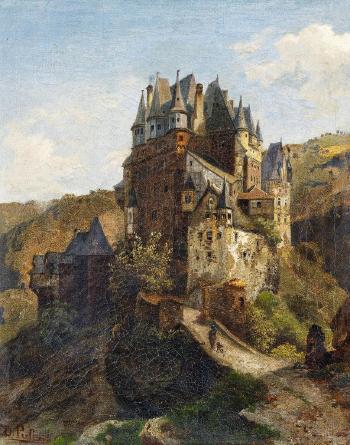 Burg Eltz by 
																			Johann Gottfried Pulian