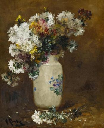Vase de fleurs (Vase with Flowers) by 
																			Alfred Rouby
